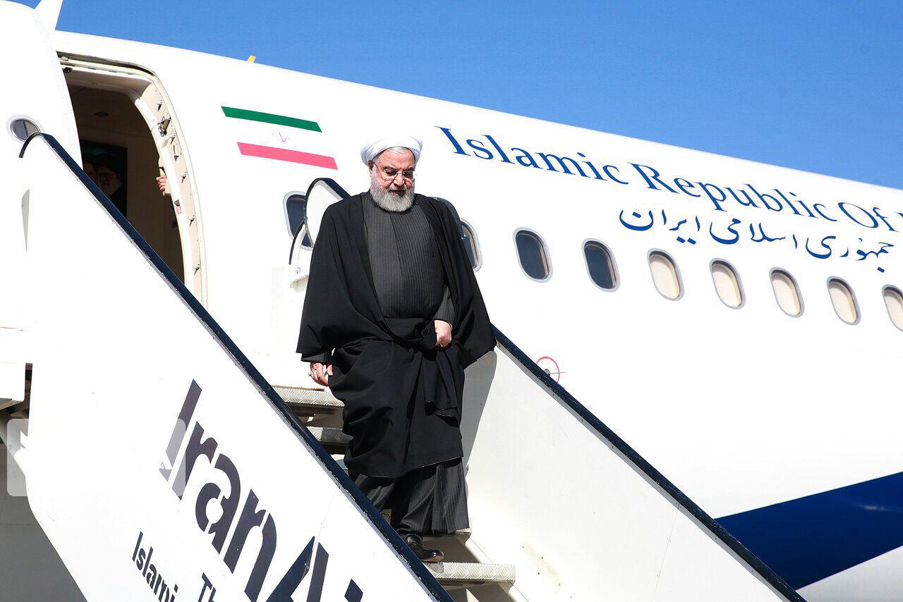 روحانی توکیو را به مقصد تهران ترک کرد روحانی توکیو را به مقصد تهران ترک کرد