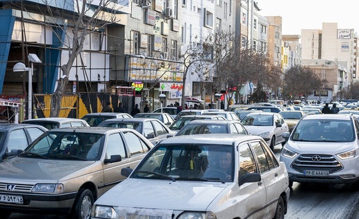 ترافیک در خیابانهای تهران بهم گره خورد ترافیک در خیابانهای تهران بهم گره خورد