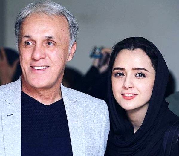 ترانه علیدوستی در آغوش پدر +عکس