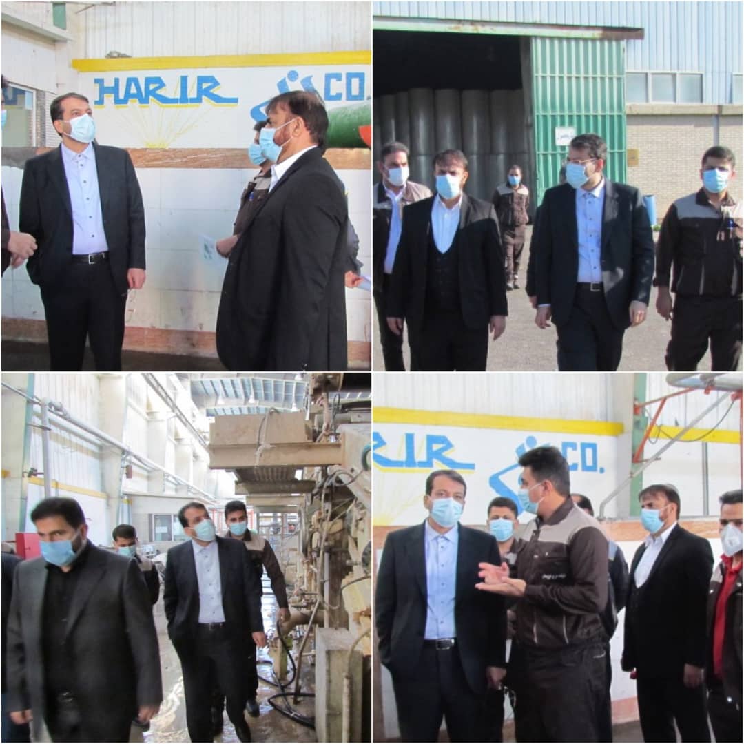 بازدید مدیرعامل شستا از شرکت حریر خوزستان بازدید مدیرعامل شستا از شرکت حریر خوزستان