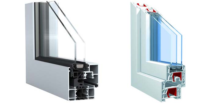 پنجره آلومینیومی یا پنجره upvc پنجره آلومینیومی یا پنجره upvc