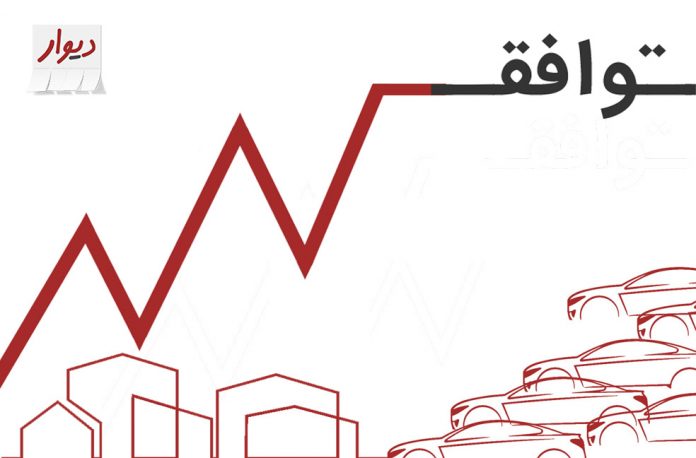 تاثیر حذف دستوری قیمت خودرو و مسکن در دیوار به روایت آمار تاثیر حذف دستوری قیمت خودرو و مسکن در دیوار به روایت آمار