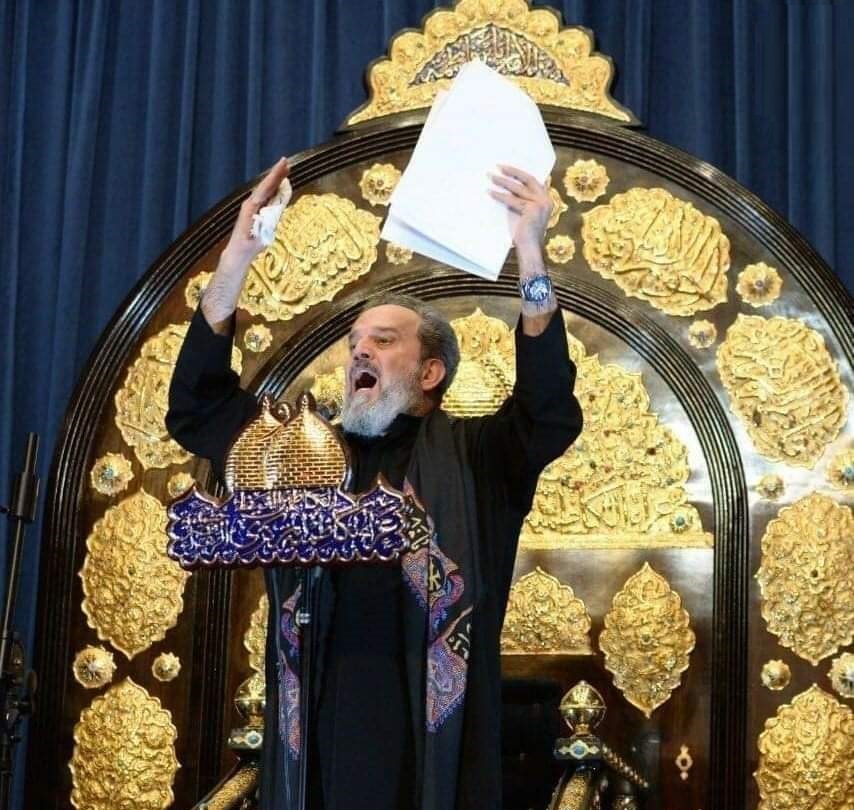 خشم مقتداصدر از رونمایی منبرطلا! خشم مقتداصدر از رونمایی منبرطلا!
