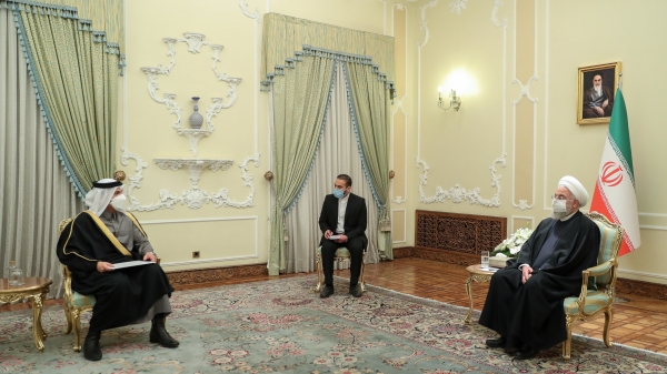 آمریکا به برجام برگردد، ایران هم برمیگردد/ تقدیم پیام کتبی امیر قطر به روحانی آمریکا به برجام برگردد، ایران هم برمیگردد/ تقدیم پیام کتبی امیر قطر به روحانی
