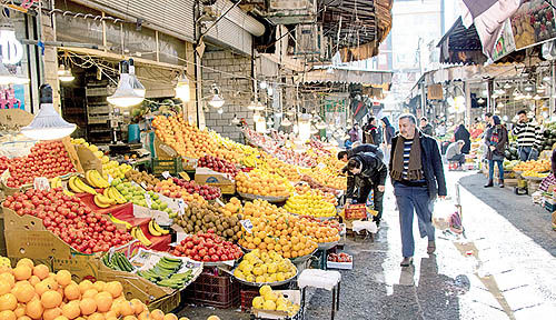 بینظمی در بازار میوه بینظمی در بازار میوه