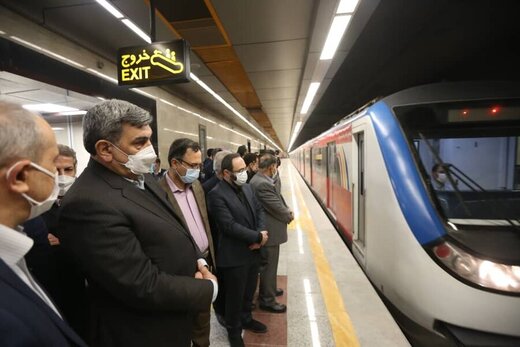 مسافرگیری در ایستگاههای جدید مترو تهران آغاز شد مسافرگیری در ایستگاههای جدید مترو تهران آغاز شد