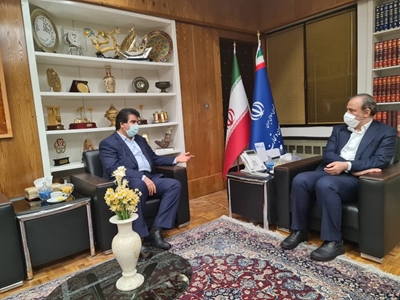 دیدار مدیرعامل بانک رفاه کارگران با وزیر صنعت، معدن و تجارت دیدار مدیرعامل بانک رفاه کارگران با وزیر صنعت، معدن و تجارت