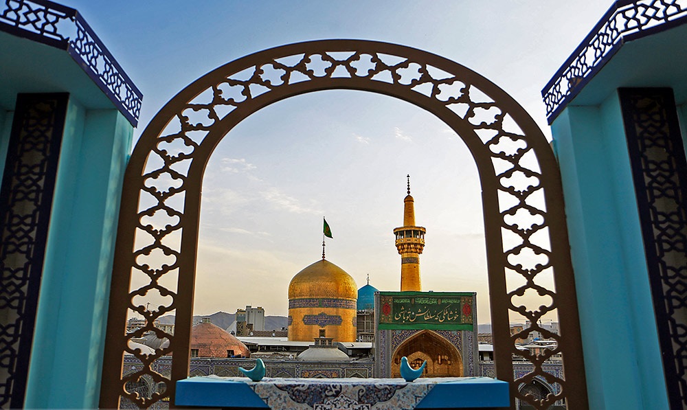 نمایی متفاوت از حرم رضوی +عکس