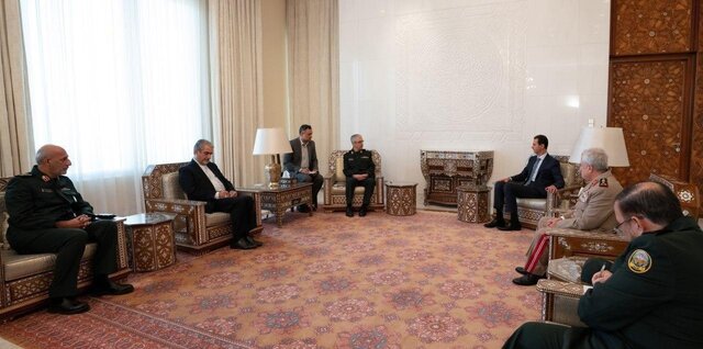 دیدار رئیس جمهور سوریه با سرلشکر باقری دیدار رئیس جمهور سوریه با سرلشکر باقری