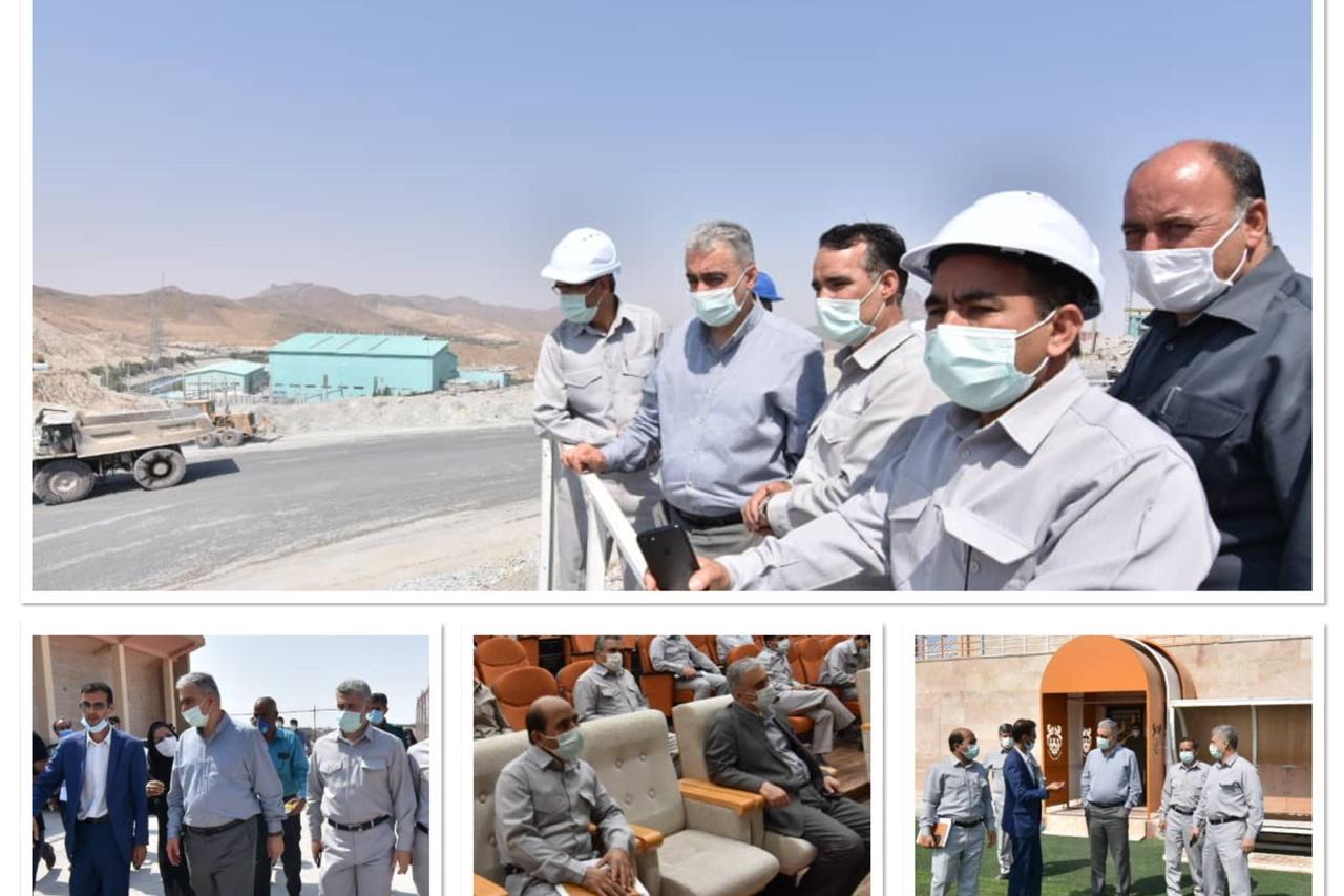 بازدید مدیرعامل شرکت مس از طرحها و پروژههای توسعهای مجتمع مس شهربابک بازدید مدیرعامل شرکت مس از طرحها و پروژههای توسعهای مجتمع مس شهربابک
