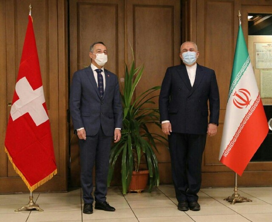 دیدار وزیر خارجه سوییس با ظریف در دور اول گفتوگوها