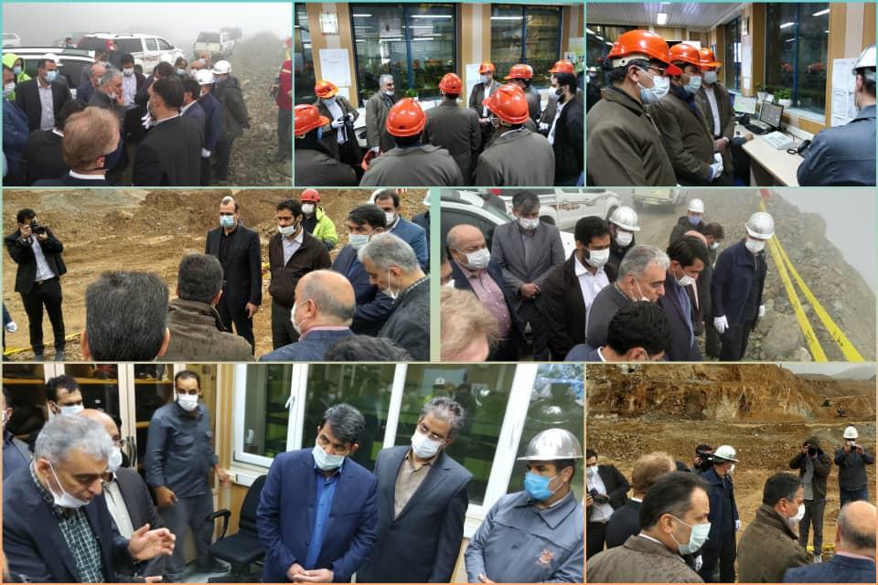 استاندار یزد از معدن مس سونگون بازدید کرد استاندار یزد از معدن مس سونگون بازدید کرد