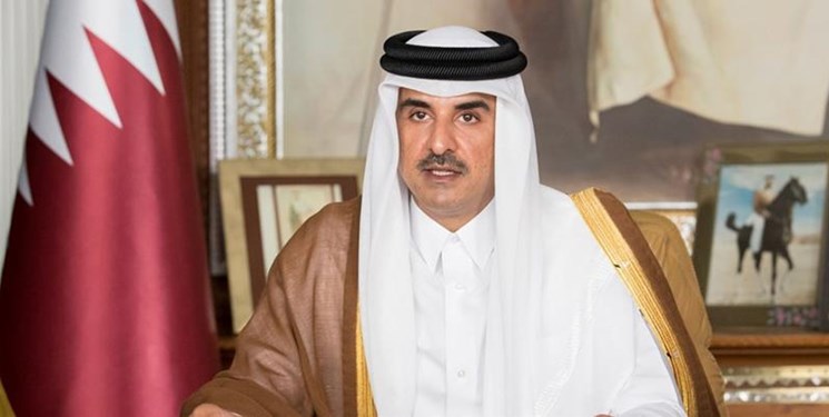 تأکید امیر قطر بر حق فلسطینیها در ایجاد کشور مستقل تأکید امیر قطر بر حق فلسطینیها در ایجاد کشور مستقل