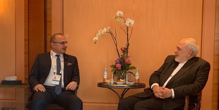 ظریف با همتای کروات خود گفتوگو کرد ظریف با همتای کروات خود گفتوگو کرد