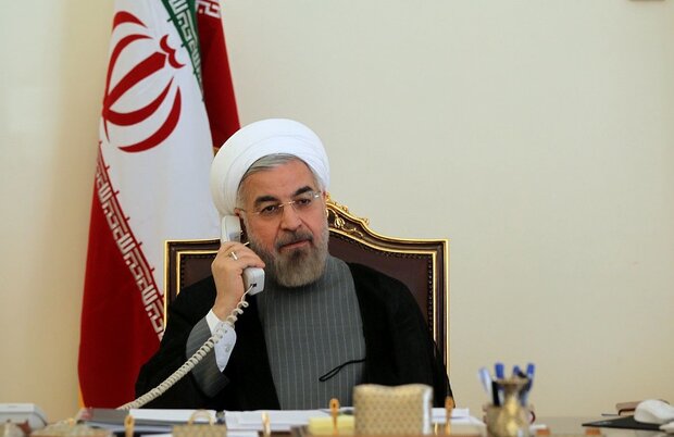 روحانی با امیر قطر گفتوگو کرد روحانی با امیر قطر گفتوگو کرد