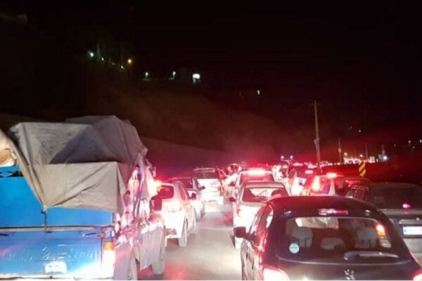 بارش برف در محور چالوس بارش برف در محور چالوس