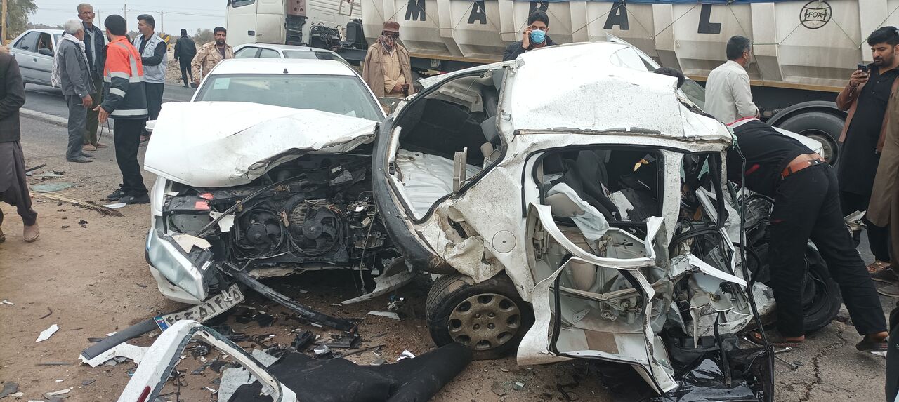 ۲ کشته در تصادف خودروی سواری در محور الیگودرز - خمین