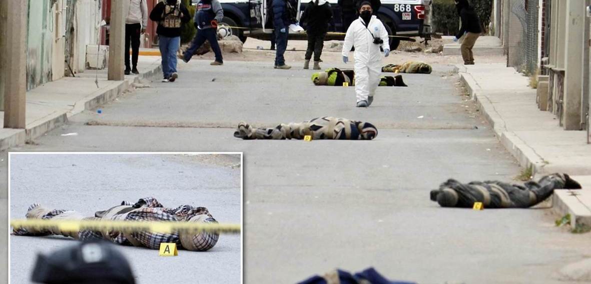 کشف ۱۰ جسد بسته بندی شده در خیابان! + فیلم کشف ۱۰ جسد بسته بندی شده در خیابان! + فیلم