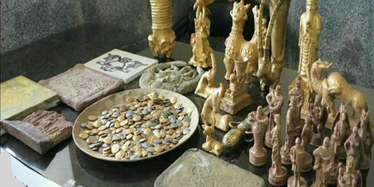 کشف محموله بزرگ اشیاء تاریخی باستانی + فیلم