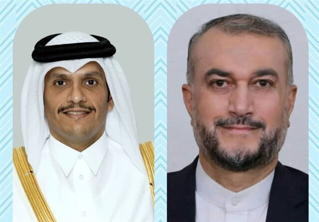 رایزنی وزیرخارجه قطر با امیرعبداللهیان درخصوص مذاکرات وین رایزنی وزیرخارجه قطر با امیرعبداللهیان درخصوص مذاکرات وین