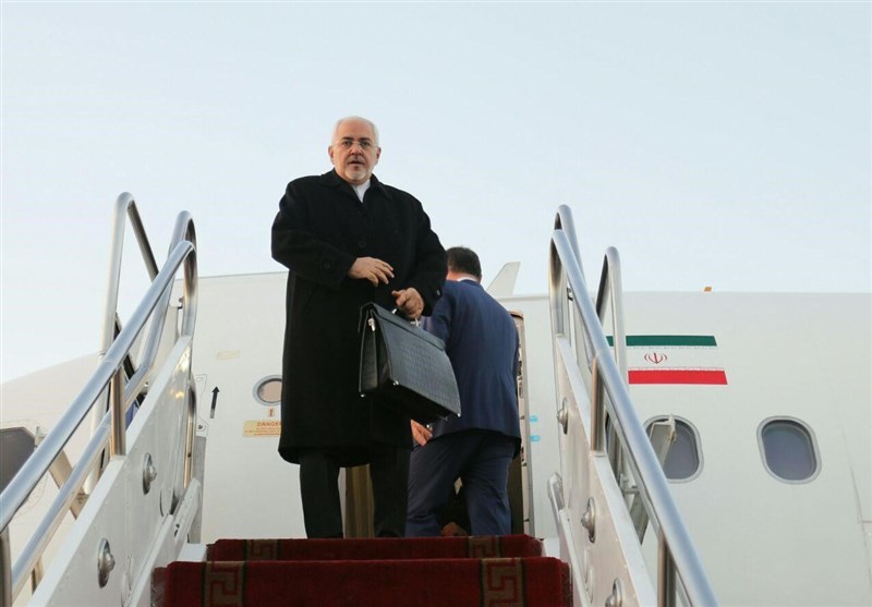 ظریف وارد بغداد شد ظریف وارد بغداد شد