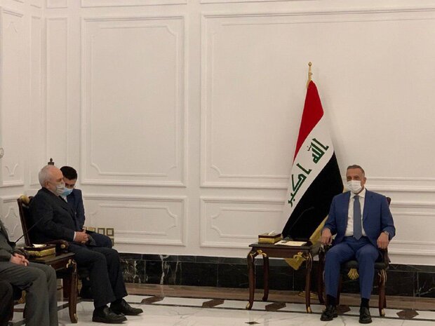 دیدار ظریف با نخست وزیر عراق دیدار ظریف با نخست وزیر عراق