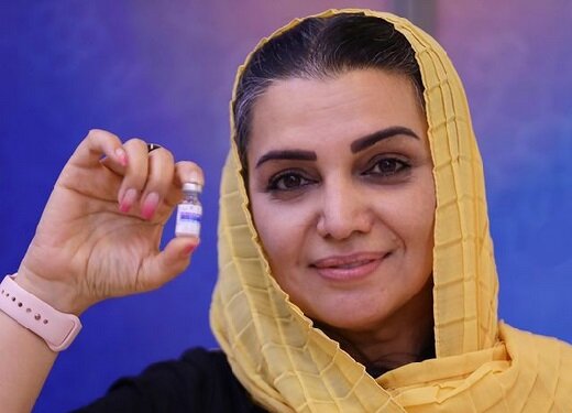 وضعیت الهام پاوه نژاد پس از تزریق واکسن ایرانی + عکس وضعیت الهام پاوه نژاد پس از تزریق واکسن ایرانی + عکس