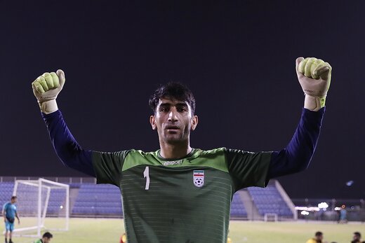 پیام مهم بیرانوند پس از برد مقابل عراق + عکس