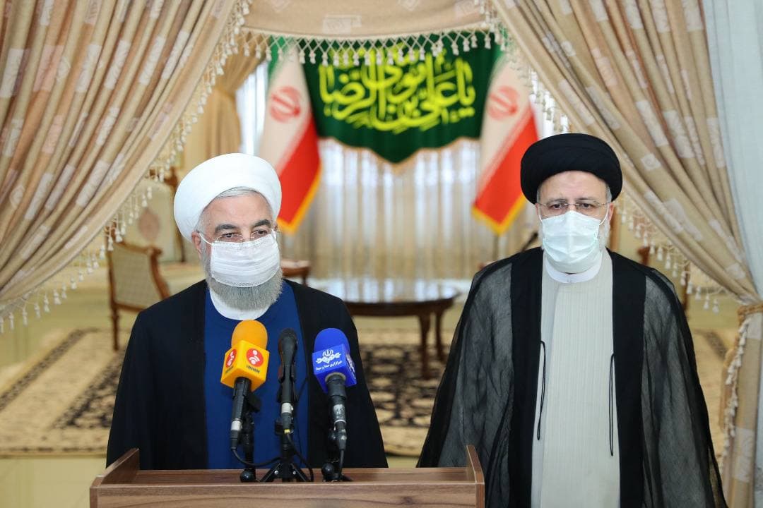 دولت از امروز کاملا در کنار رییس جمهور منتخب است / از ۱۲ مرداد آقای رییسی، رییس جمهور همه ماست دولت از امروز کاملا در کنار رییس جمهور منتخب است / از ۱۲ مرداد آقای رییسی، رییس جمهور همه ماست