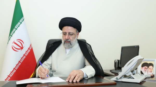 رییسی کسب مدال طلا المپیک را به محمد رضا گرایی تبریک گفت رییسی کسب مدال طلا المپیک را به محمد رضا گرایی تبریک گفت