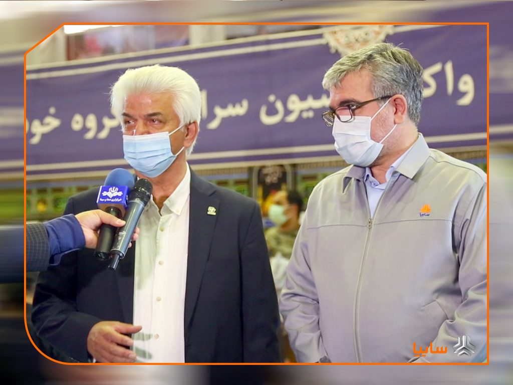 با پیگیری سایپا ۳۰۰ هزار کارگر قطعه ساز واکسن کرونا دریافت می کنند / همکاری خودروسازان و قطعه سازان در طرح ملی واکسیناسیون با پیگیری سایپا ۳۰۰ هزار کارگر قطعه ساز واکسن کرونا دریافت می کنند / همکاری خودروسازان و قطعه سازان در طرح ملی واکسیناسیون