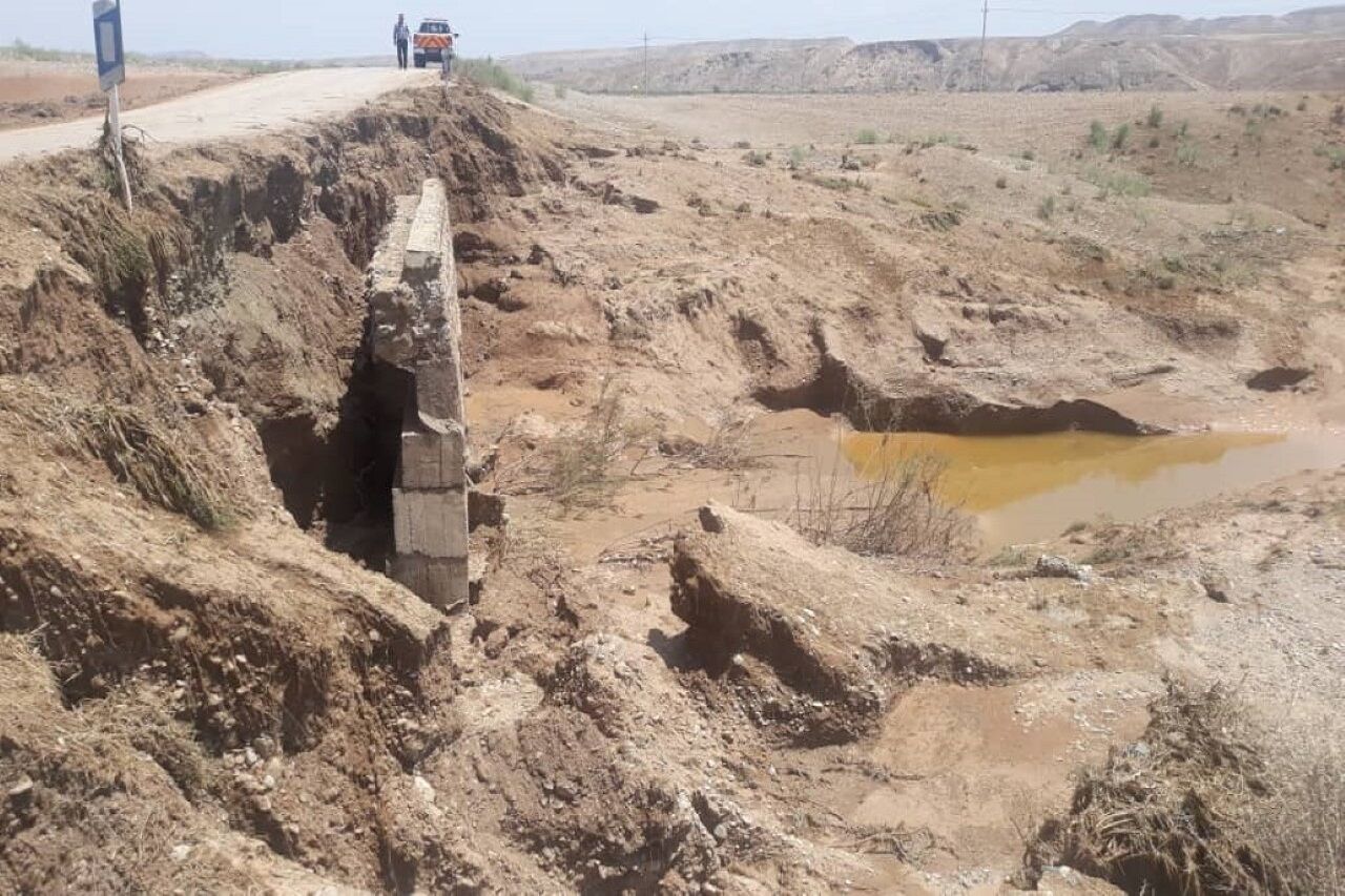 سیل راه ۱۰روستای خراسان شمالی را بست سیل راه ۱۰روستای خراسان شمالی را بست