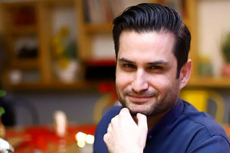 پویا امینی در کنار همسرش + عکس