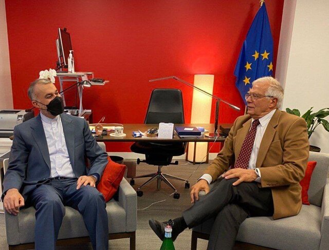 رایزنی «امیر عبداللهیان» و «جوزپ بورل» رایزنی «امیر عبداللهیان» و «جوزپ بورل»