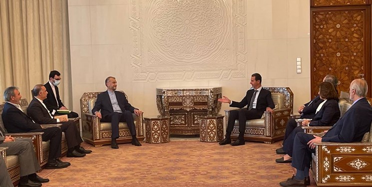 دیدار رییس جمهور سوریه با امیرعبداللهیان دیدار رییس جمهور سوریه با امیرعبداللهیان