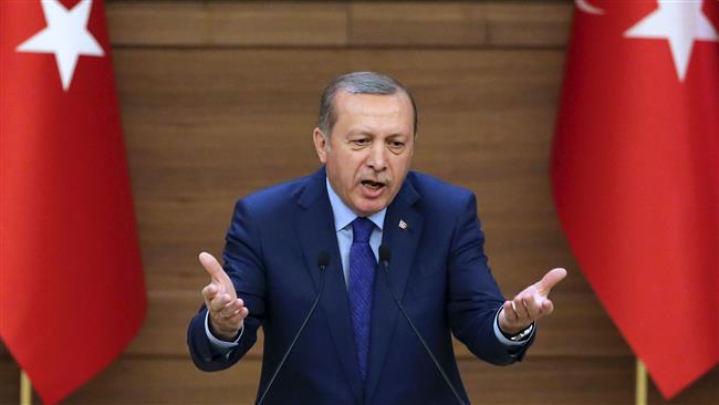 رفتار عجیب اردوغان + فیلم