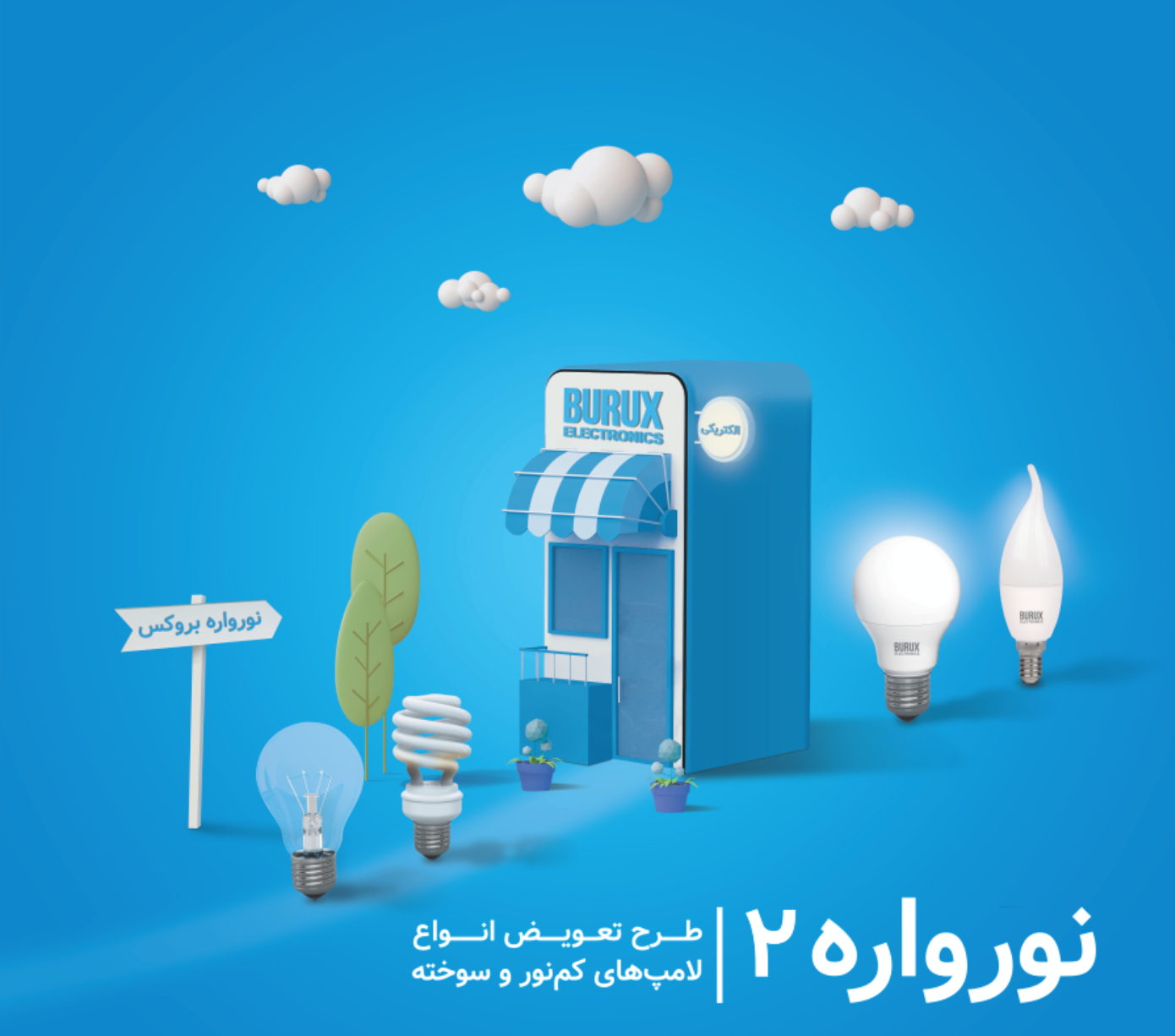 نورواره بروکس؛ تعویض لامپ فرسوده با لامپ سالم نورواره بروکس؛ تعویض لامپ فرسوده با لامپ سالم