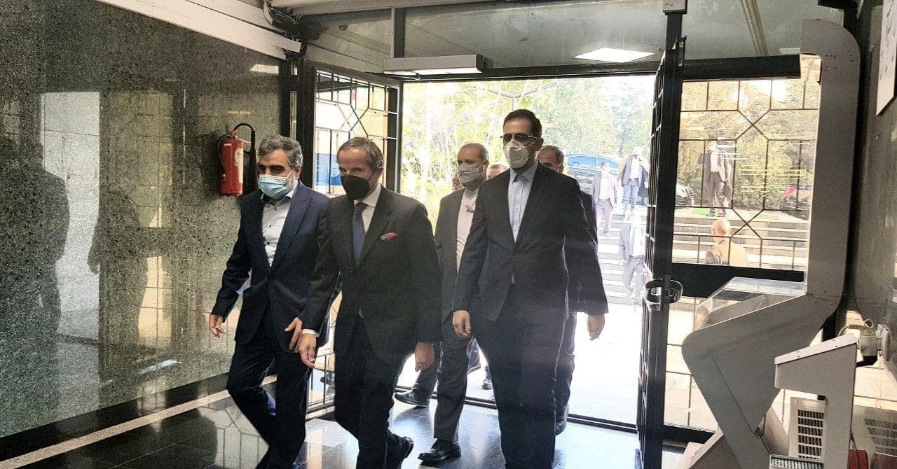 گروسی به سازمان انرژی اتمی رفت گروسی به سازمان انرژی اتمی رفت
