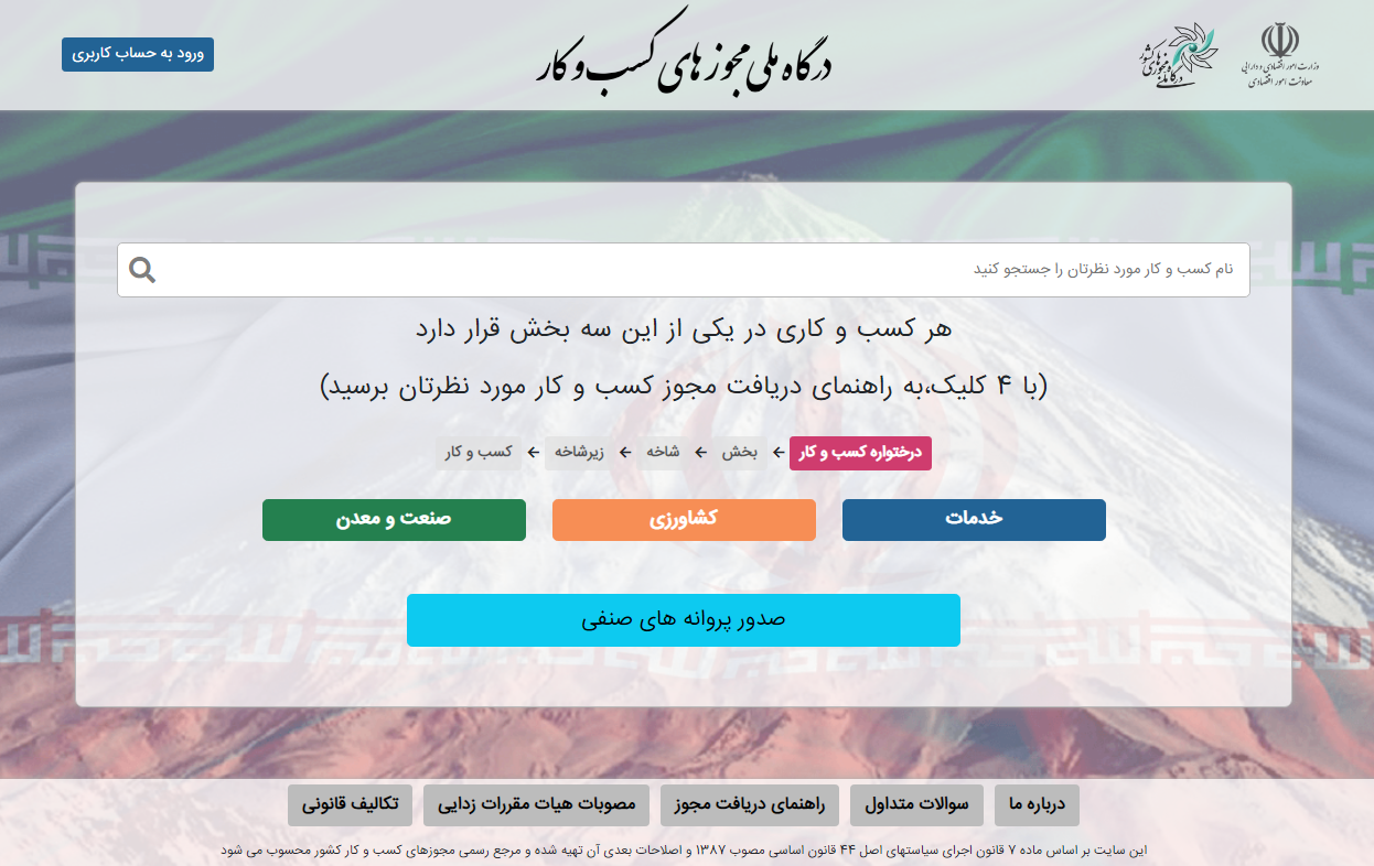 درگاه ملی مجوزها را ارزیابی کنید؛ جایزه بگیرید