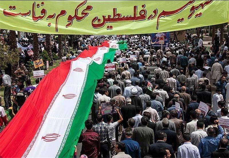 راهپیمایی روز قدس برگزار می شود راهپیمایی روز قدس برگزار می شود