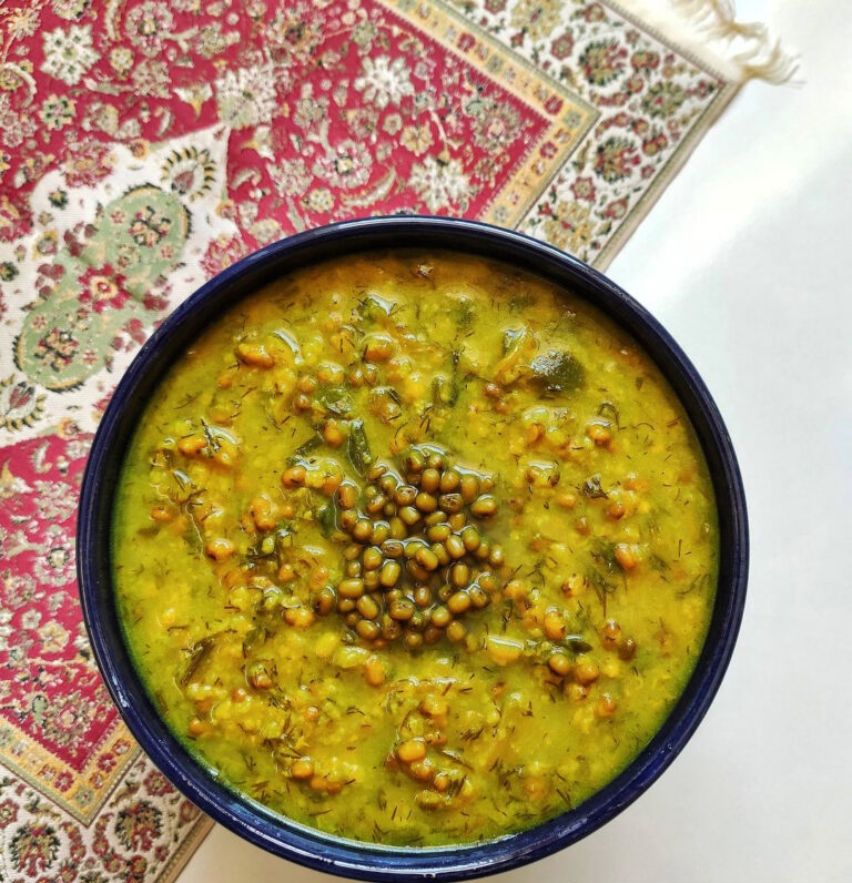 طرز تهیه آش ماش بدون گوشت طرز تهیه آش ماش بدون گوشت