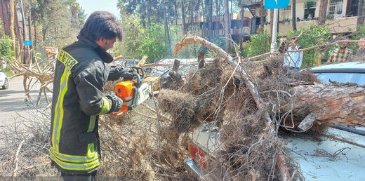 هشدار طوفان دوباره در استان البرز