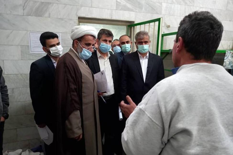 بازدید رییس کل دادگستری استان تهران از زندان اوین بازدید رییس کل دادگستری استان تهران از زندان اوین