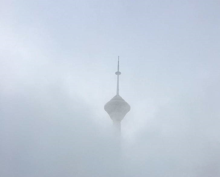 برج میلاد تهران غیب شد! + عکس