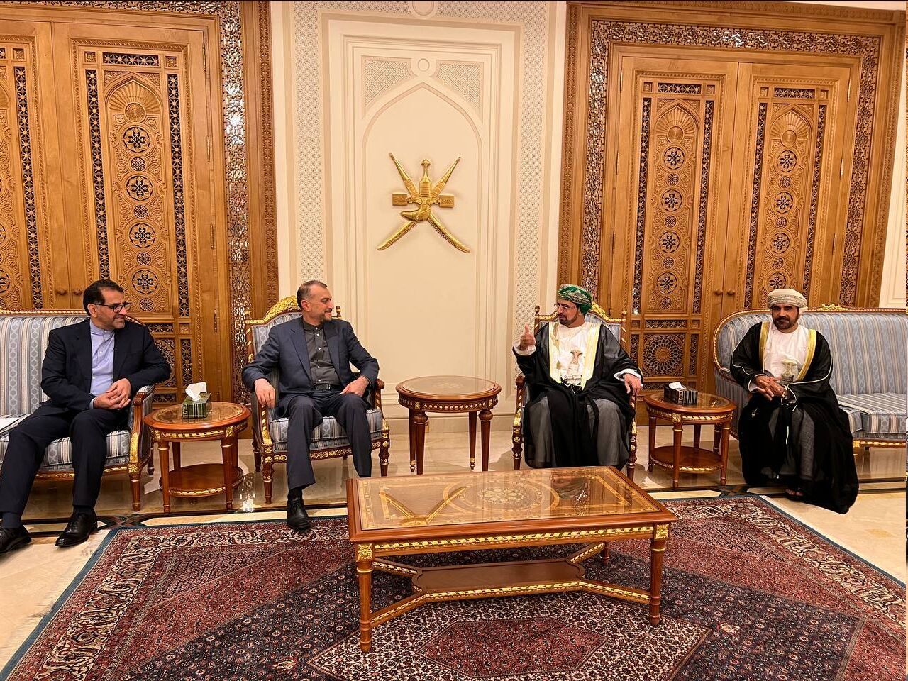 امیرعبداللهیان با پادشاه عمان دیدار کرد امیرعبداللهیان با پادشاه عمان دیدار کرد