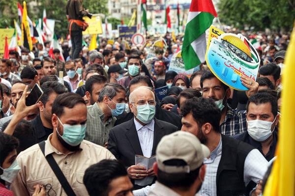 گاف جنجالی قالیباف و درخواست مبارزه با فلسطین! + فیلم گاف جنجالی قالیباف و درخواست مبارزه با فلسطین! + فیلم