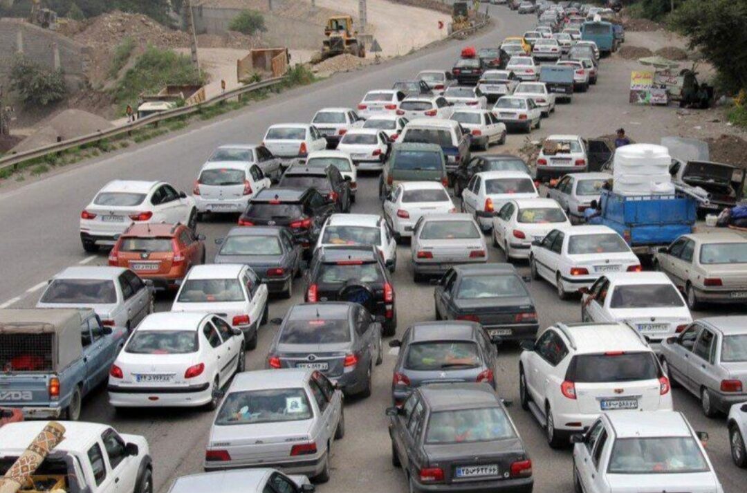 تمام محورهای شمالی ترافیک است تمام محورهای شمالی ترافیک است