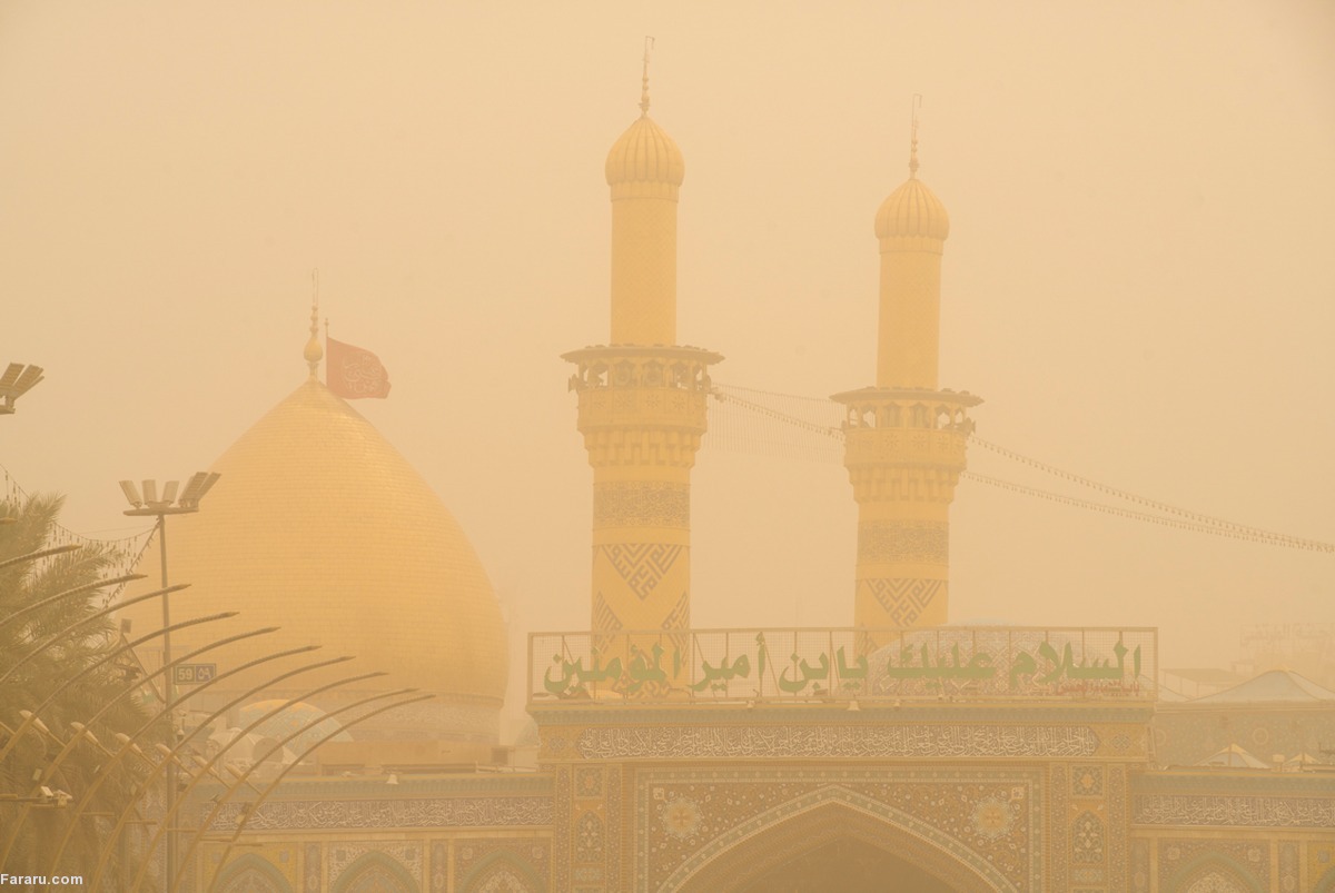 آسمان کربلا قرمز شد + فیلم آسمان کربلا قرمز شد + فیلم