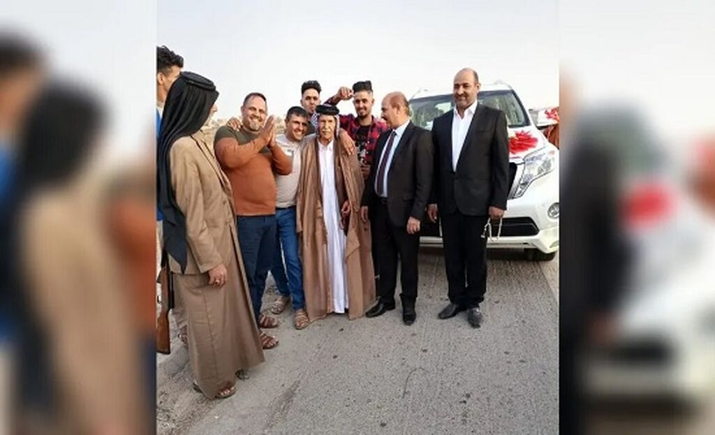 مرد ۱۰۳ ساله برای سومین بار ازدواج کرد + عکس مرد ۱۰۳ ساله برای سومین بار ازدواج کرد + عکس