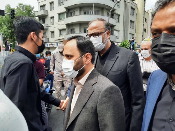 سخنگوی دولت در راهپیمایی روز قدس + عکس